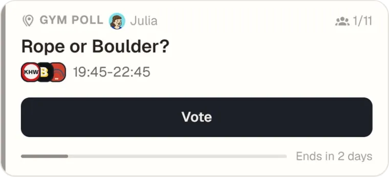 Let the group decide.